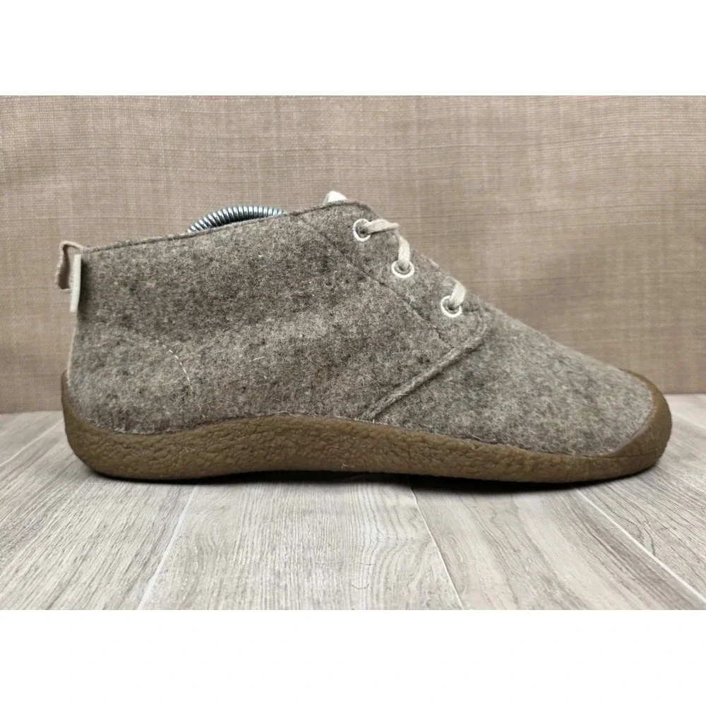 Keen Mosey Womens 9.5 Oatmeal Taupe Wool Blend Gum Sole Chukka Ankle Boots